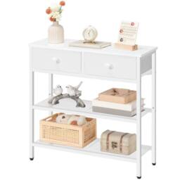 FORGEVIO White Console Table Sofa Table Hallway Table - Size: 0.6m2 - thumbnail 5