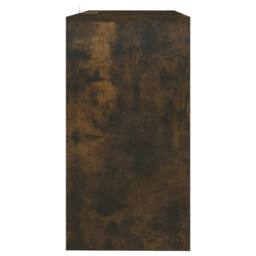 Berkfield Home Decorative Console Table Smoked Oak 89x41x76.5 cm Engineered Wood in Brown - thumbnail 6