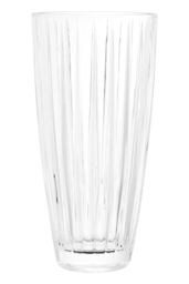 Orsina Delicate Clear Crystal Vase, Tall Fluted Flower Display, Large Glass Vase, Distictive Decorative Floral Vessel - thumbnail 1