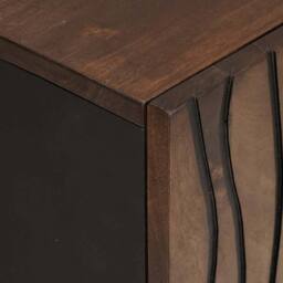 Berkfield Home Media Storage Cabinets & Racks Brown 60 x 33.5 x 75 cm - thumbnail 8