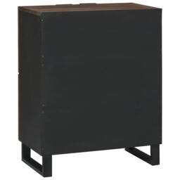 Berkfield Home Media Storage Cabinets & Racks Brown 60 x 33.5 x 75 cm - thumbnail 5
