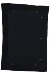 Orsina Almora Wood Wall Mirror in Black - thumbnail 2
