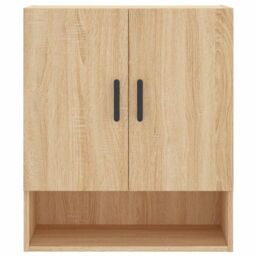 Berkfield Home Wall Cabinet Sonoma Oak 60x31x70 cm Engineered Wood in Brown - Size: 60 x 31 x 70 cm - thumbnail 5