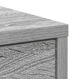 Berkfield Home Sideboard with Drawer Grey Sonoma 80x34x76 cm Engineered Wood - Size: 80 x 34 x 76 cm - thumbnail 9