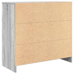 Berkfield Home Sideboard with Drawer Grey Sonoma 80x34x76 cm Engineered Wood - Size: 80 x 34 x 76 cm - thumbnail 8