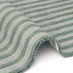 Ted Baker Indoor Outdoor Flatweave Linley Rug Striped in Green - Size: 160 cm x 230 cm - thumbnail 5