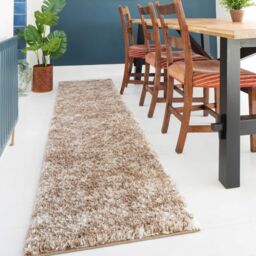 Kukoon Natural Beige Mottled Shaggy Rug - Size: 120 cm x 170 cm - thumbnail 4