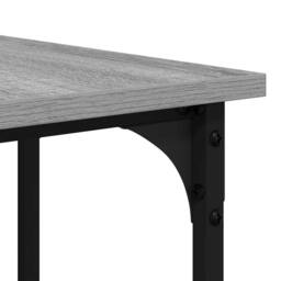 Berkfield Home Desk Grey Sonoma 139x139x75 cm Engineered Wood - Size: 139 x 139 x 75 cm - thumbnail 9