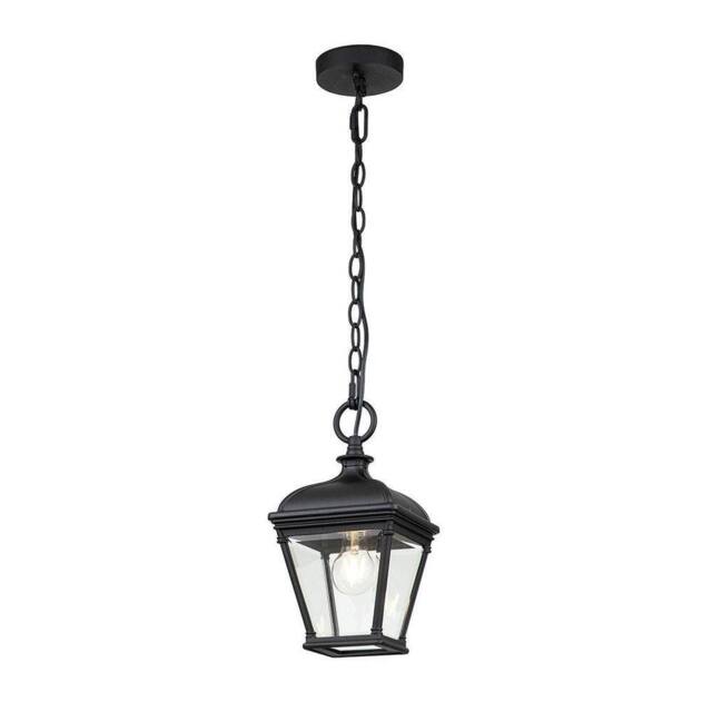 Netlighting Bayview Outdoor Pendant Ceiling Light Black IP44 - image 1