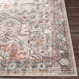 Livabliss Ankara - Vintage Grey Red Traditional Boho Living Dining Bedroom Rug - Size: 160 cm x 215 cm - thumbnail 5