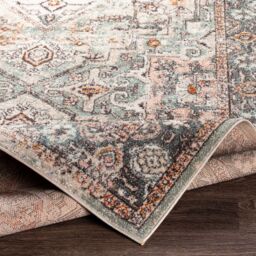 Livabliss Ankara - Vintage Grey Red Traditional Boho Living Dining Bedroom Rug - Size: 160 cm x 215 cm - thumbnail 4