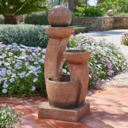 Primrose 3 Tier 'Friendship fountain' Water Feature Cascade Stone Effect