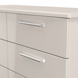 Ready Assembled 2 U Harrow 6 Drawer Wide Chest (Ready Assembled) in Taupe - Size: Large - thumbnail 4