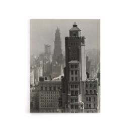 "Artery8 New York City view Alfred Stieglitz Canvas Wall Art Print in Grey - Size: W18"" x H24""" - thumbnail 1
