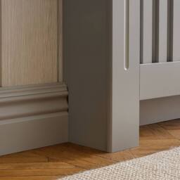 Neo Grey Belgravia Decorative Radiator Cover H83.3 x W78 x D19 cm in Light Grey - Size: Small - thumbnail 7