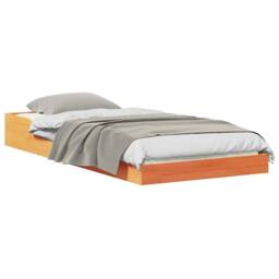 Berkfield Home Modern Wax brown 80 x 210 cm Solid pine wood - thumbnail 1