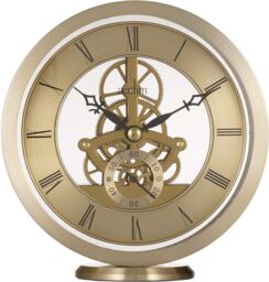 AYRELY Vintage Desk Clock - 10 Inch Silent Non-Ticking Retro Mantel Clock For Home Decor
