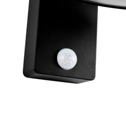 Nordlux Modern Outdoor Wall Light Black Metal Sensor SolarLed - Battery, IP44 - thumbnail 4