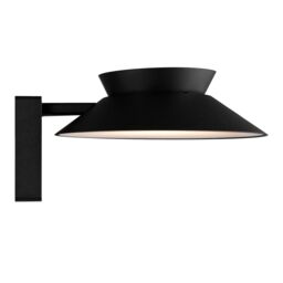 Nordlux Modern Outdoor Wall Light Black Metal Sensor SolarLed - Battery, IP44 - thumbnail 3