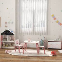 STILVORA Kids Storage Chest with Safety Hinge in Pink - thumbnail 9