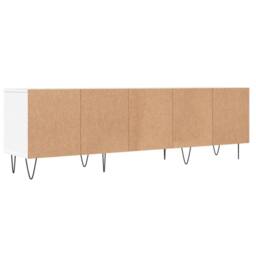 Berkfield Home TV Cabinet White 150x30x44.5 cm Engineered Wood - thumbnail 8
