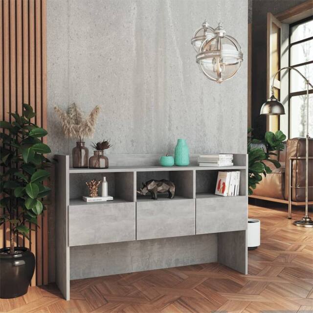Berkfield Home Sideboard Concrete Grey 105x30x70 cm Engineered Wood - Size: 105 x 30 x 70 cm - image 1
