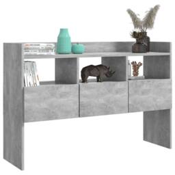 Berkfield Home Sideboard Concrete Grey 105x30x70 cm Engineered Wood - Size: 105 x 30 x 70 cm - thumbnail 4