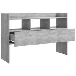 Berkfield Home Sideboard Concrete Grey 105x30x70 cm Engineered Wood - Size: 105 x 30 x 70 cm - thumbnail 5