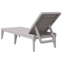 Berkfield Home Sun Lounger Grey 186x60x29 cm PP - Size: 186 x 60 x 29 cm - thumbnail 6