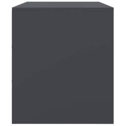 Berkfield Home TV Cabinets 2 pcs Anthracite 67x39x44 cm Steel in Dark Grey - Size: 67 x 39 x 44 cm - thumbnail 8