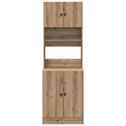 Berkfield Home Kitchen Cabinet Artisan Oak 60x50x180 cm Engineered Wood - Size: 60 x 50 x 180 cm - thumbnail 6