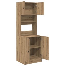 Berkfield Home Kitchen Cabinet Artisan Oak 60x50x180 cm Engineered Wood - Size: 60 x 50 x 180 cm - thumbnail 5
