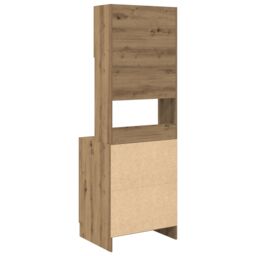 Berkfield Home Kitchen Cabinet Artisan Oak 60x50x180 cm Engineered Wood - Size: 60 x 50 x 180 cm - thumbnail 8