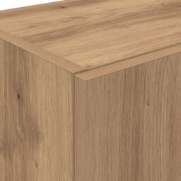 Berkfield Home Kitchen Cabinet Artisan Oak 60x50x180 cm Engineered Wood - Size: 60 x 50 x 180 cm - thumbnail 9