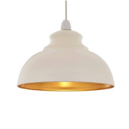 Pagazzi Maris Matte Ivory Easy-Fit Pendant in Beige