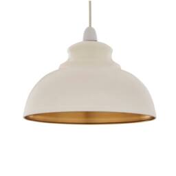 Pagazzi Maris Matte Ivory Easy-Fit Pendant in Beige - thumbnail 2