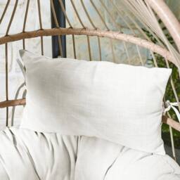 FurnitureboxUK Egg Outdoor Garden Hanging Chair in Light Brown - thumbnail 5