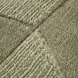 THE RUGS Villeroy & Boch 1906 Wool Rug Ursule Handwoven High Low Pile in Green - Size: 120 cm x 170 cm - thumbnail 2