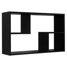 EONLION Wall Mounted Book Display - Nyborg Rectangular Floating Shelf in Grey - thumbnail 3
