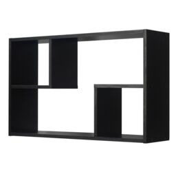EONLION Wall Mounted Book Display - Nyborg Rectangular Floating Shelf in Grey - thumbnail 4