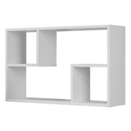 EONLION Wall Mounted Book Display - Nyborg Rectangular Floating Shelf in Grey - thumbnail 6