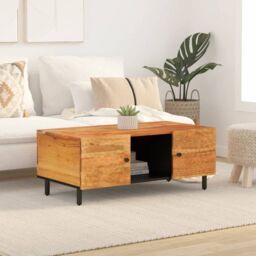 Berkfield Home Coffee Table 100x54x40 cm Solid Wood Acacia in Brown - Size: 100 x 54 x 40 cm - thumbnail 3