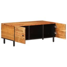 Berkfield Home Coffee Table 100x54x40 cm Solid Wood Acacia in Brown - Size: 100 x 54 x 40 cm - thumbnail 4