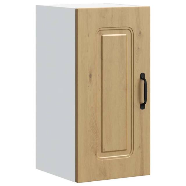 Berkfield Home Kitchen Wall Cabinet Kalmar Artisan Oak Engineered Wood in Brown - image 1
