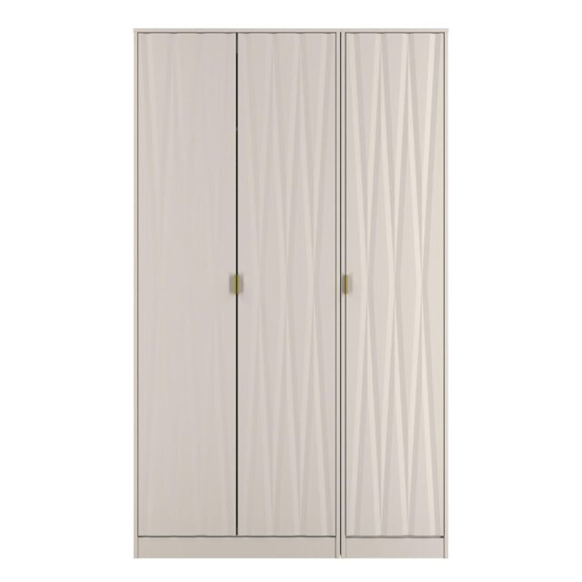 Ready Assembled 2 U Dallas 3 Door Wardrobe (Ready Assembled) in Taupe - image 1
