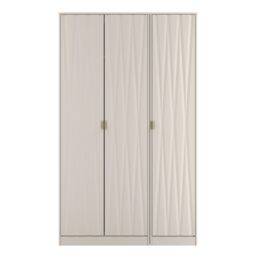 Ready Assembled 2 U Dallas 3 Door Wardrobe (Ready Assembled) in Taupe - thumbnail 1