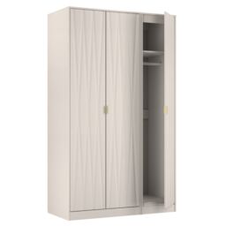 Ready Assembled 2 U Dallas 3 Door Wardrobe (Ready Assembled) in Taupe - thumbnail 6
