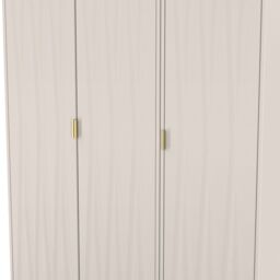 Ready Assembled 2 U Dallas 3 Door Wardrobe (Ready Assembled) in Taupe - thumbnail 4