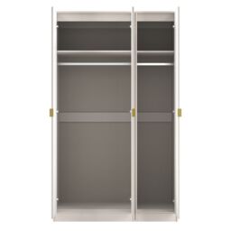 Ready Assembled 2 U Dallas 3 Door Wardrobe (Ready Assembled) in Taupe - thumbnail 7