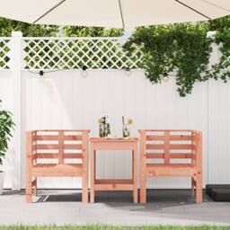 Berkfield Home Beautiful Garden Chairs 2 pcs 61.5x53x71 cm Solid Wood Douglas in Light Tan - thumbnail 1